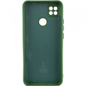 Чохол Silicone Cover Lakshmi Full Camera (AA) для Xiaomi Redmi 9C Зелений / Dark green