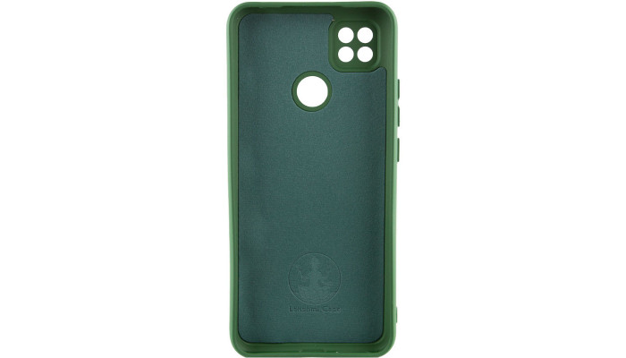 Чохол Silicone Cover Lakshmi Full Camera (AA) для Xiaomi Redmi 9C Зелений / Dark green - фото