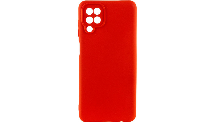 Чехол Silicone Cover Lakshmi Full Camera (AA) для Samsung Galaxy A12 Красный / Red - фото