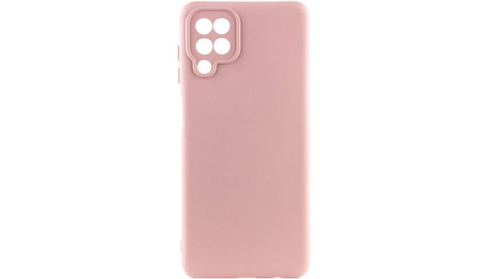 Чехол Silicone Cover Lakshmi Full Camera (AA) для Samsung Galaxy A12 Розовый / Pink - фото