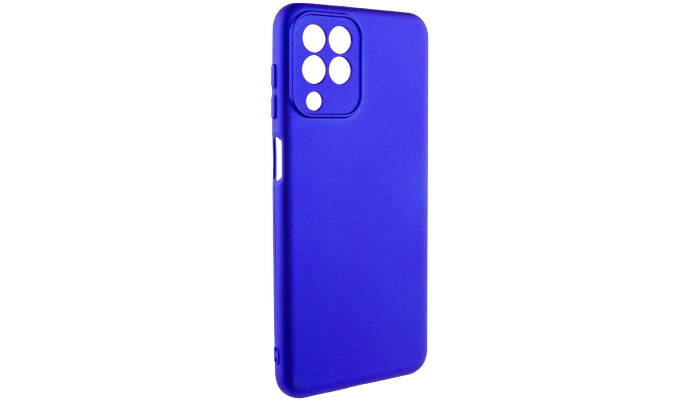 Чехол Silicone Cover Lakshmi Full Camera (AA) для Samsung Galaxy A12 Синий / Iris - фото