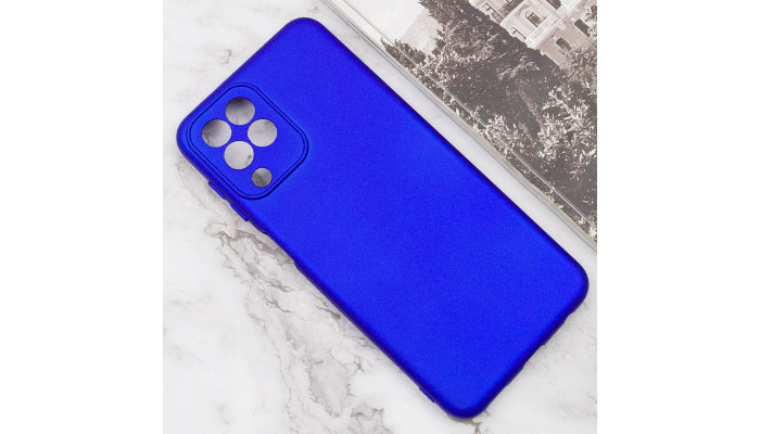 Чехол Silicone Cover Lakshmi Full Camera (AA) для Samsung Galaxy A12 Синий / Iris - фото