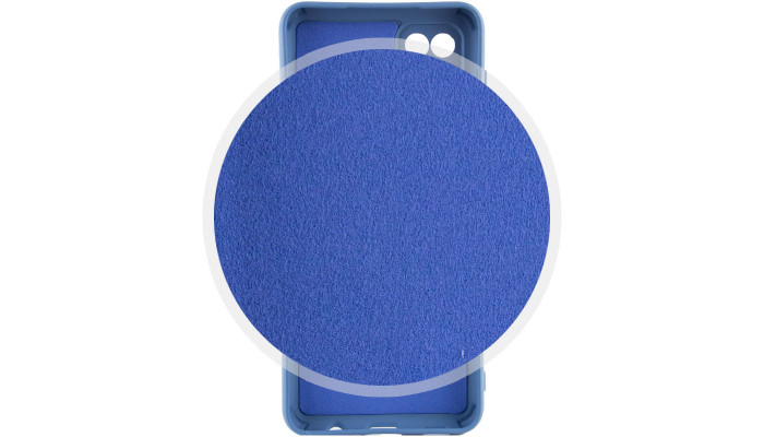 Чехол Silicone Cover Lakshmi Full Camera (AA) для Samsung Galaxy A12 Синий / Navy Blue - фото