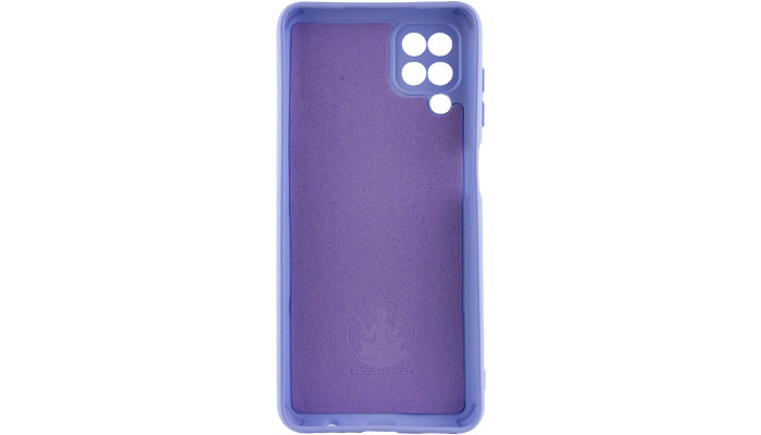 Чехол Silicone Cover Lakshmi Full Camera (AA) для Samsung Galaxy A12 Сиреневый / Dasheen - фото