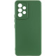 Чохол Silicone Cover Lakshmi Full Camera (AA) для Samsung Galaxy A32 4G Зелений / Dark green - фото