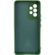 Чохол Silicone Cover Lakshmi Full Camera (AA) для Samsung Galaxy A32 4G Зелений / Dark green - фото