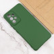 Чохол Silicone Cover Lakshmi Full Camera (AA) для Samsung Galaxy A32 4G Зелений / Dark green - фото