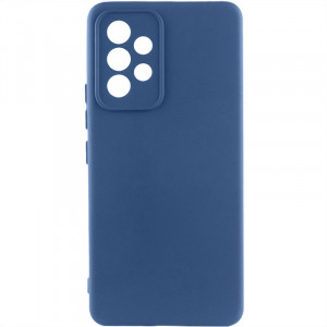 Чохол Silicone Cover Lakshmi Full Camera (AA) для Samsung Galaxy A32 4G Синій / Navy Blue