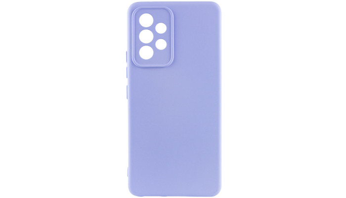 Чохол Silicone Cover Lakshmi Full Camera (AA) для Samsung Galaxy A32 4G Бузковий / Dasheen - фото