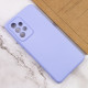 Чохол Silicone Cover Lakshmi Full Camera (AA) для Samsung Galaxy A32 4G Бузковий / Dasheen - фото