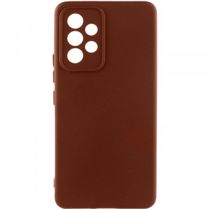 Чехол Silicone Cover Lakshmi Full Camera (AA) для Samsung Galaxy A52 4G / A52 5G / A52s Коричневый / Brown