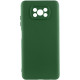 Чохол Silicone Cover Lakshmi Full Camera (AA) для Xiaomi Poco X3 NFC / Poco X3 Pro Зелений / Dark green - фото