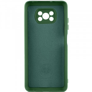 Чохол Silicone Cover Lakshmi Full Camera (AA) для Xiaomi Poco X3 NFC / Poco X3 Pro Зелений / Dark green