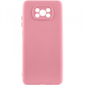 Чехол Silicone Cover Lakshmi Full Camera (AA) для Xiaomi Poco X3 NFC / Poco X3 Pro Розовый / Pink