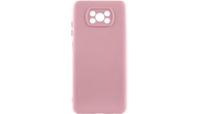 Чохол Silicone Cover Lakshmi Full Camera (AA) для Xiaomi Poco X3 NFC / Poco X3 Pro Рожевий / Pink Sand - фото