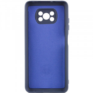 Чехол Silicone Cover Lakshmi Full Camera (AA) для Xiaomi Poco X3 NFC / Poco X3 Pro Синий / Midnight Blue