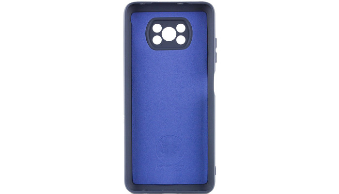 Чохол Silicone Cover Lakshmi Full Camera (AA) для Xiaomi Poco X3 NFC / Poco X3 Pro Синій / Midnight Blue - фото