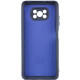 Чохол Silicone Cover Lakshmi Full Camera (AA) для Xiaomi Poco X3 NFC / Poco X3 Pro Синій / Midnight Blue - фото