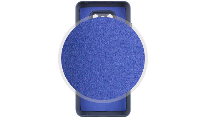 Чохол Silicone Cover Lakshmi Full Camera (AA) для Xiaomi Poco X3 NFC / Poco X3 Pro Синій / Midnight Blue - фото