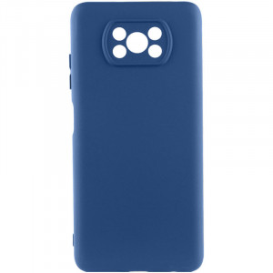 Чохол Silicone Cover Lakshmi Full Camera (AA) для Xiaomi Poco X3 NFC / Poco X3 Pro Синій / Navy Blue