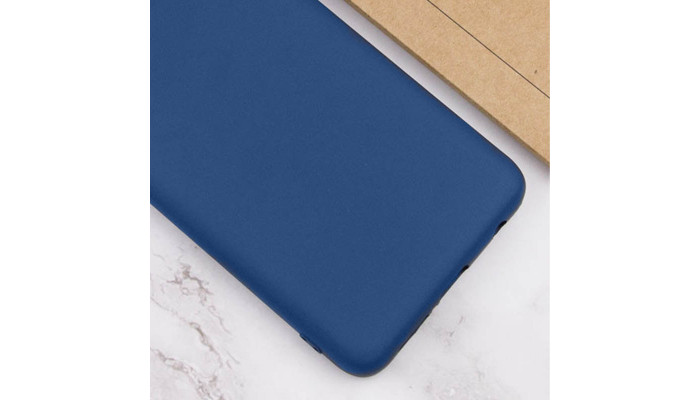 Чехол Silicone Cover Lakshmi Full Camera (AA) для Xiaomi Poco X3 NFC / Poco X3 Pro Синий / Navy Blue - фото