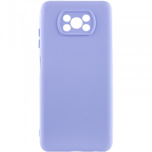 Чохол Silicone Cover Lakshmi Full Camera (AA) для Xiaomi Poco X3 NFC / Poco X3 Pro Бузковий / Dasheen