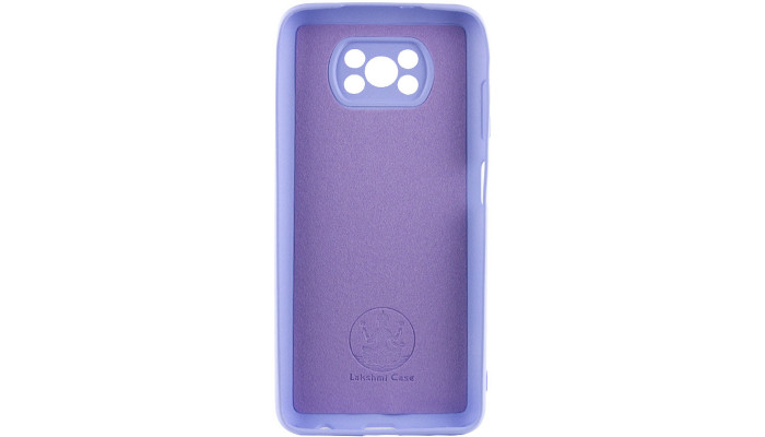 Чохол Silicone Cover Lakshmi Full Camera (AA) для Xiaomi Poco X3 NFC / Poco X3 Pro Бузковий / Dasheen - фото