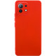 Чохол Silicone Cover Lakshmi Full Camera (AA) для Xiaomi Mi 11 Lite Червоний / Red - фото