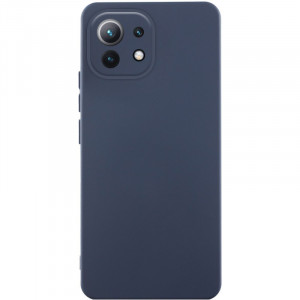 Чохол Silicone Cover Lakshmi Full Camera (AA) для Xiaomi Mi 11 Lite Синій / Midnight Blue