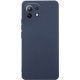 Чохол Silicone Cover Lakshmi Full Camera (AA) для Xiaomi Mi 11 Lite Синій / Midnight Blue - фото