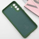 Чехол Silicone Cover Lakshmi Full Camera (AA) для Samsung Galaxy S21 FE Зеленый / Dark green - фото