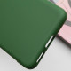 Чехол Silicone Cover Lakshmi Full Camera (AA) для Samsung Galaxy S21 FE Зеленый / Dark green - фото