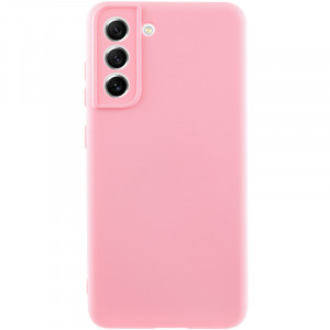 Чехол Silicone Cover Lakshmi Full Camera (AA) для Samsung Galaxy S21 FE Розовый / Pink