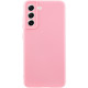 Чехол Silicone Cover Lakshmi Full Camera (AA) для Samsung Galaxy S21 FE Розовый / Pink - фото