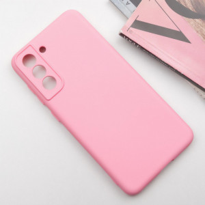 Чехол Silicone Cover Lakshmi Full Camera (AA) для Samsung Galaxy S21 FE Розовый / Pink