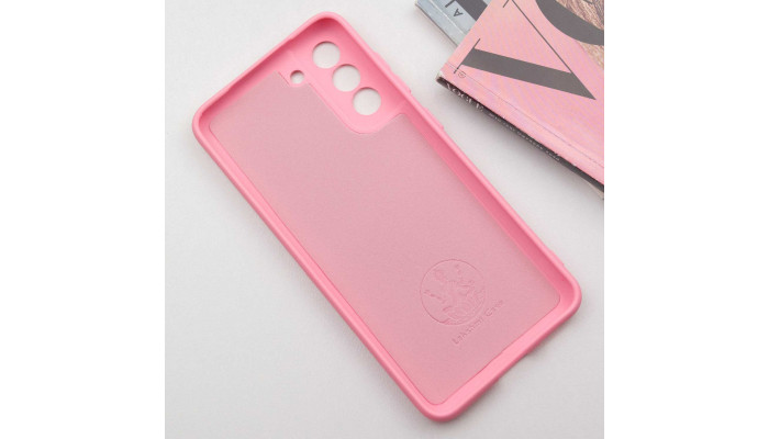 Чехол Silicone Cover Lakshmi Full Camera (AA) для Samsung Galaxy S21 FE Розовый / Pink - фото