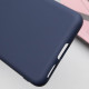 Чехол Silicone Cover Lakshmi Full Camera (AA) для Samsung Galaxy S21 FE Синий / Midnight Blue - фото