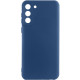 Чехол Silicone Cover Lakshmi Full Camera (AA) для Samsung Galaxy S21 FE Синий / Navy Blue - фото