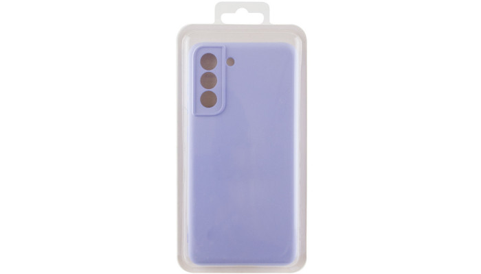 Чехол Silicone Cover Lakshmi Full Camera (AA) для Samsung Galaxy S21 FE Сиреневый / Dasheen - фото