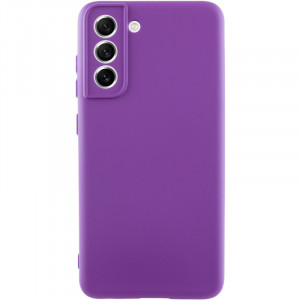 Чехол Silicone Cover Lakshmi Full Camera (AA) для Samsung Galaxy S21 FE Фиолетовый / Purple