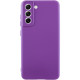 Чехол Silicone Cover Lakshmi Full Camera (AA) для Samsung Galaxy S21 FE Фиолетовый / Purple - фото