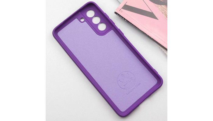 Чехол Silicone Cover Lakshmi Full Camera (AA) для Samsung Galaxy S21 FE Фиолетовый / Purple - фото