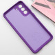 Чехол Silicone Cover Lakshmi Full Camera (AA) для Samsung Galaxy S21 FE Фиолетовый / Purple - фото