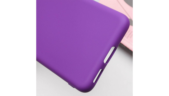 Чехол Silicone Cover Lakshmi Full Camera (AA) для Samsung Galaxy S21 FE Фиолетовый / Purple - фото