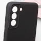 Чехол Silicone Cover Lakshmi Full Camera (AA) для Samsung Galaxy S21 FE Черный / Black - фото