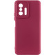 Чохол Silicone Cover Lakshmi Full Camera (AA) для Xiaomi 11T / 11T Pro Бордовий / Marsala - фото