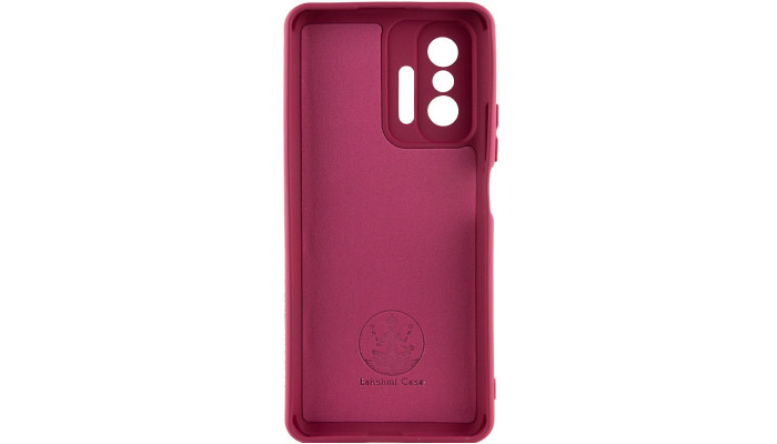 Чохол Silicone Cover Lakshmi Full Camera (AA) для Xiaomi 11T / 11T Pro Бордовий / Marsala - фото