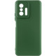 Чехол Silicone Cover Lakshmi Full Camera (AA) для Xiaomi 11T / 11T Pro Зеленый / Dark green - фото