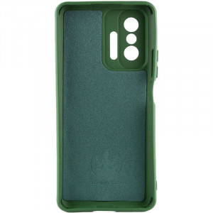 Чехол Silicone Cover Lakshmi Full Camera (AA) для Xiaomi 11T / 11T Pro Зеленый / Dark green