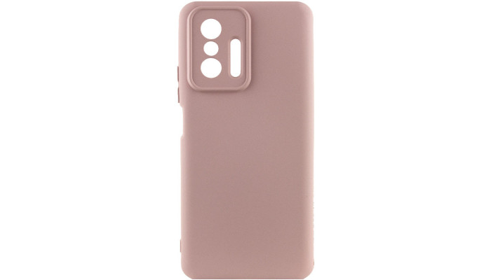 Чохол Silicone Cover Lakshmi Full Camera (AA) для Xiaomi 11T / 11T Pro Рожевий / Pink Sand - фото